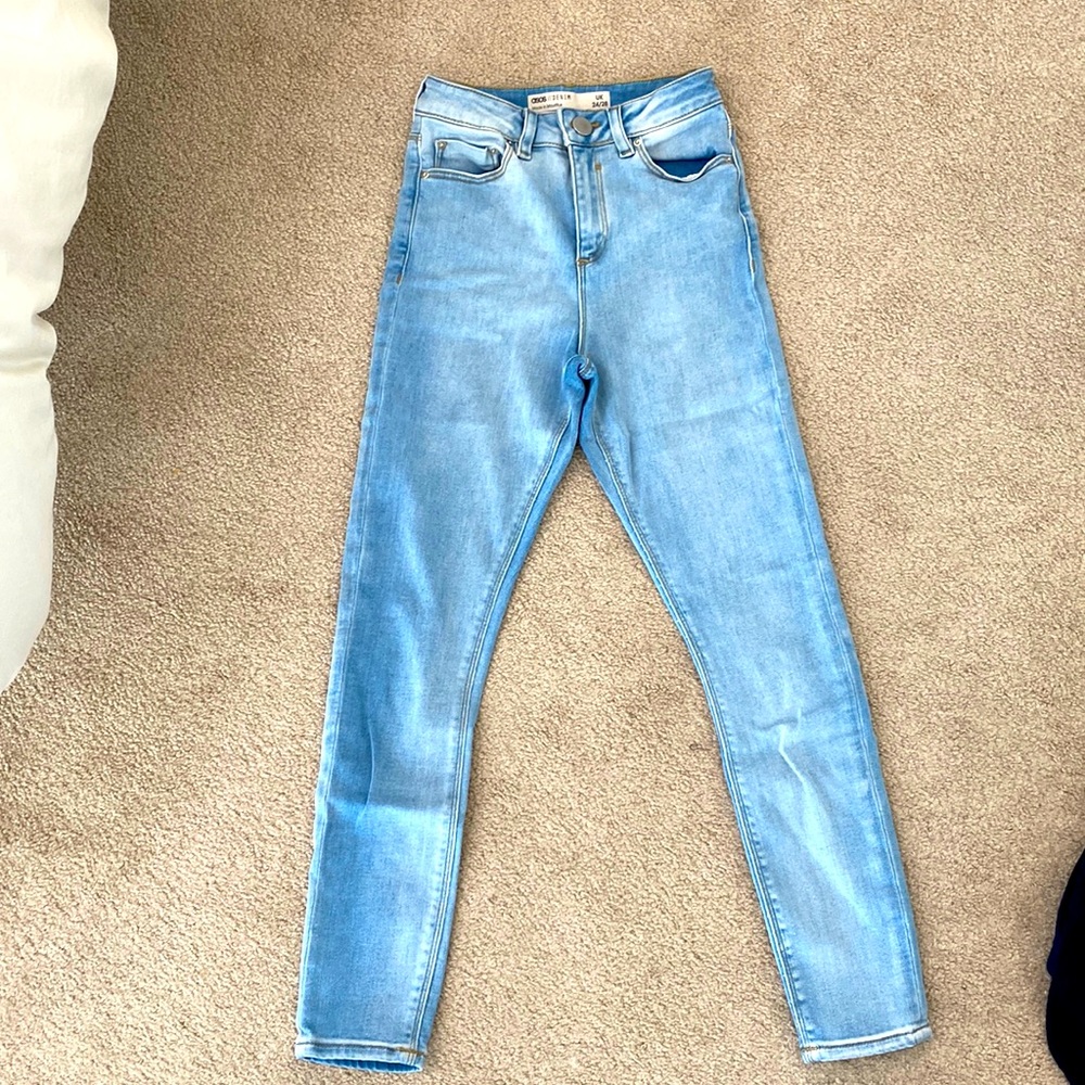 ASOS 24/28 petite high rise jeans